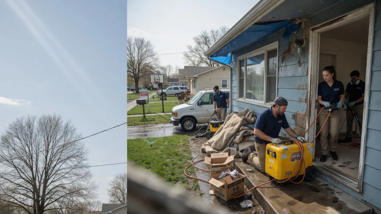 Basement Flood Cleanup in Fortuna, ND near me